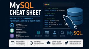 MySQL Cheat Sheet