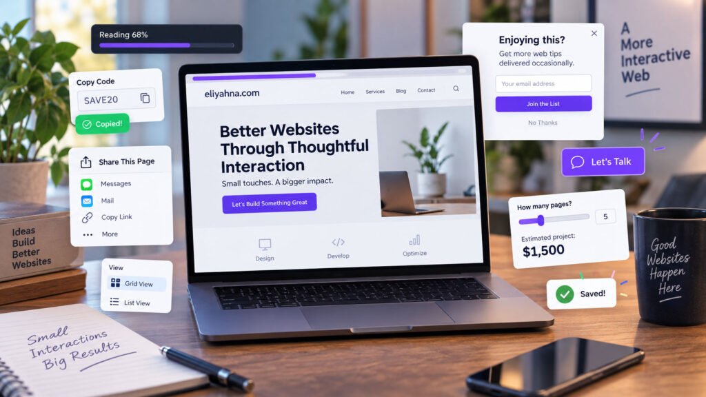 10 Great JavaScript Website Interactions to Add Right Now